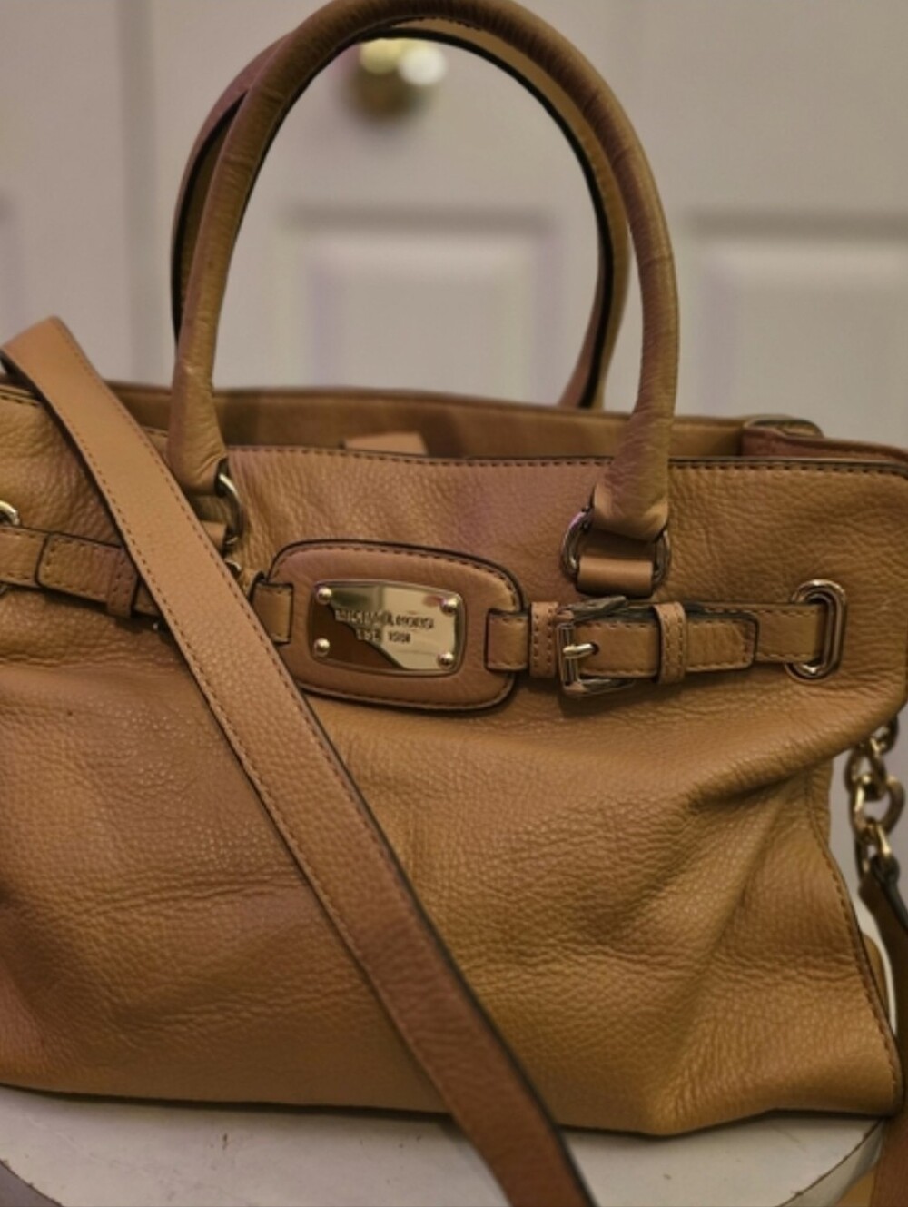 Michael Kors Brown Leather Satchel